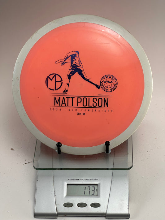 MVP Neutron Panic (Matt Polson 2020 Tour) Orange w/ White Rim 173g