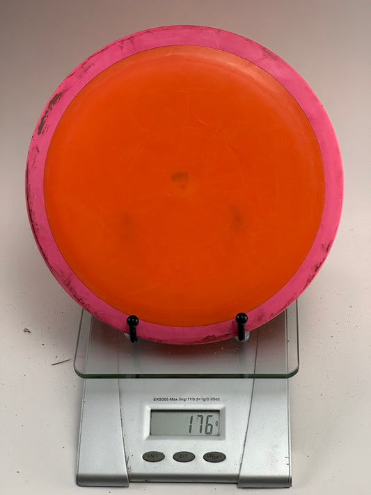 MVP Neutron Panic Distance Driver – Pink Rim / Orange Plate