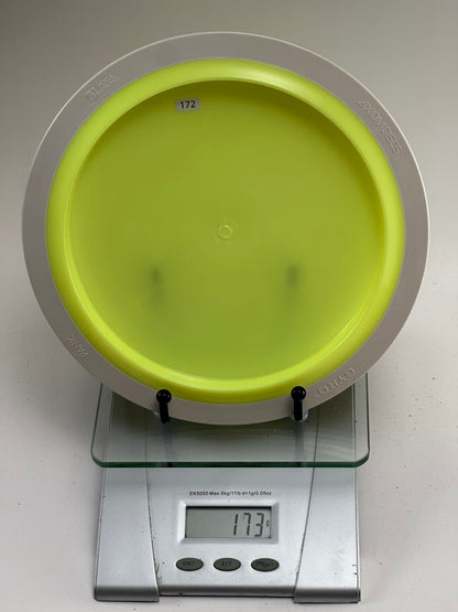 MVP Neutron Panic – Yellow Plate w/ White Rim (Radioactive Stamp)
