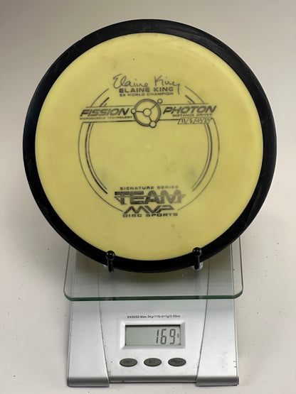 MVP Fission Photon (Elaine King) Distance Driver | Yellow w/ Black Rim | 169g