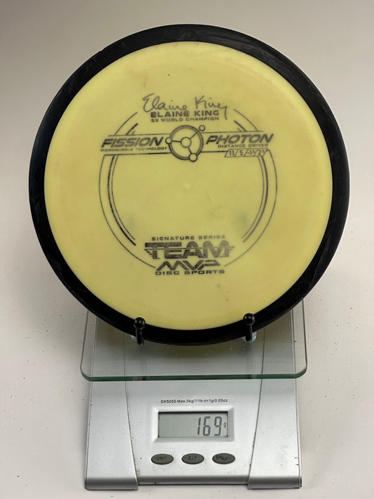 MVP Fission Photon (Elaine King) Distance Driver | Yellow w/ Black Rim | 169g