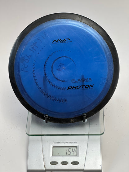 MVP Plasma Photon Distance Driver - Blue w/ Black Rim (154g)