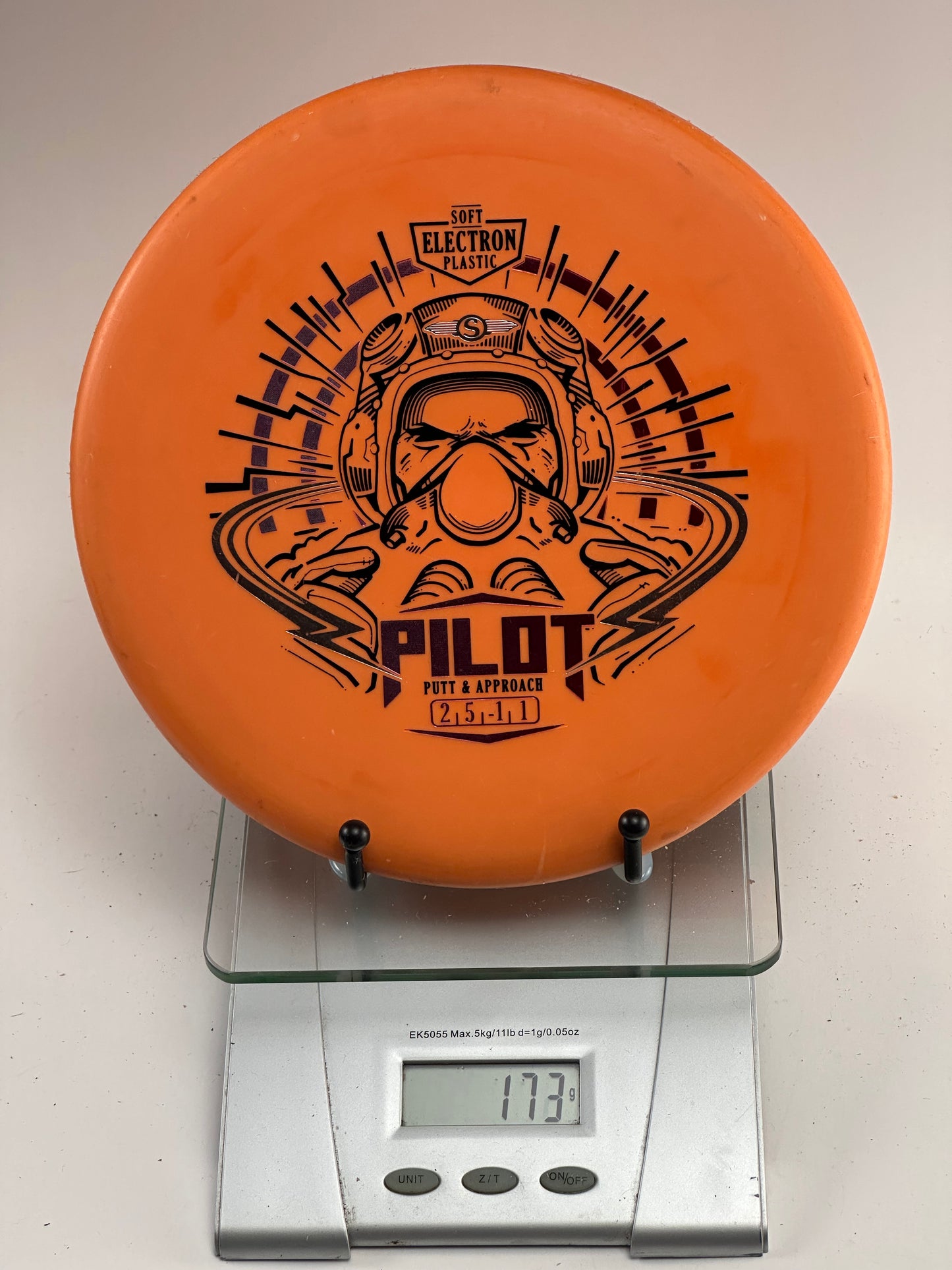 MVP Pilot Soft Electron Putter, Orange, 173g
