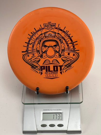 MVP Pilot Soft Electron Putter, Orange, 173g