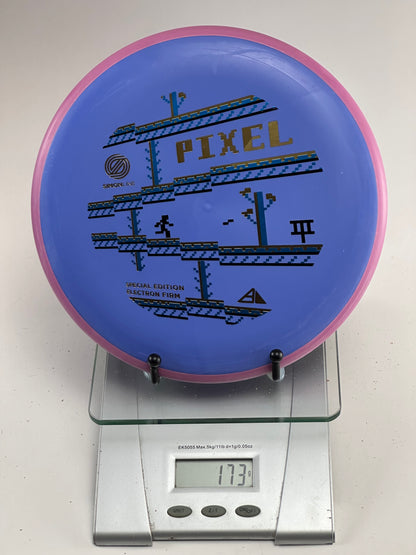 MVP Pixel Special Edition Electron Firm (Simon Line) Blue w/ Pink Rim