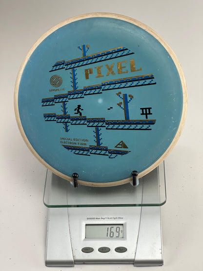 MVP Pixel Special Edition Electron Firm Putter (Simon Line) Blue/White Rim