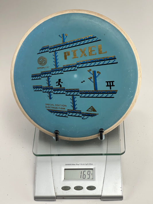 MVP Pixel Special Edition Electron Firm Putter (Simon Line) Blue/White Rim