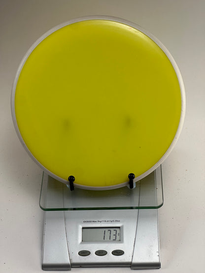 MVP Neutron Proxy (Blank Top) Yellow w/ White Gyro Rim - 173g