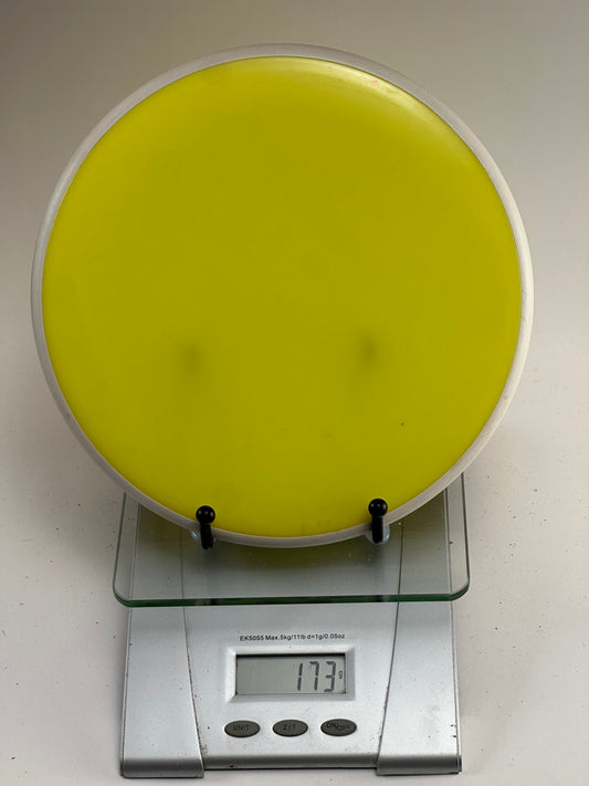 MVP Neutron Proxy (Blank Top) Yellow w/ White Gyro Rim - 173g