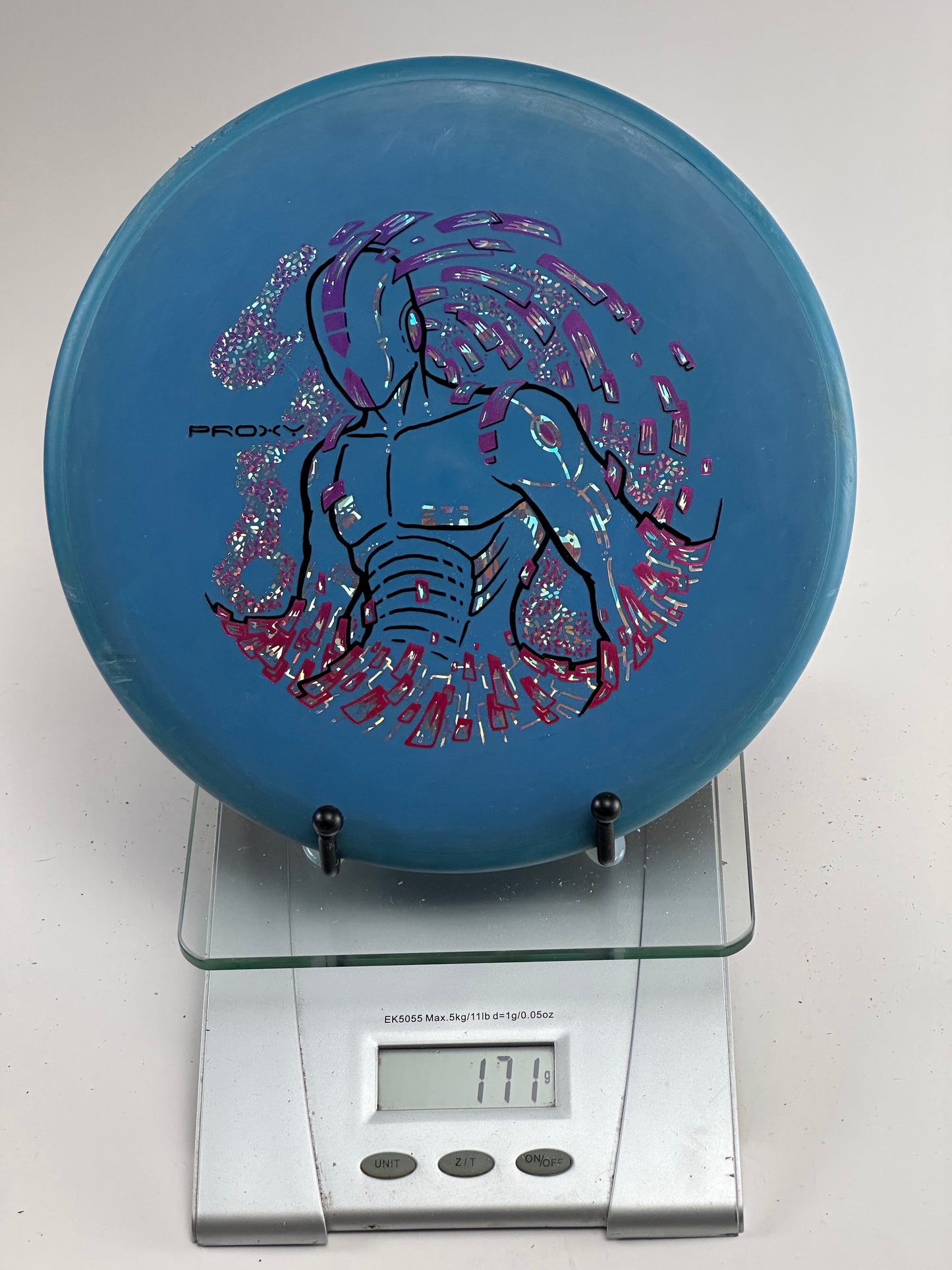 MVP Neutron Proxy Putter – Blue Robot Stamp, Sparkle Foil