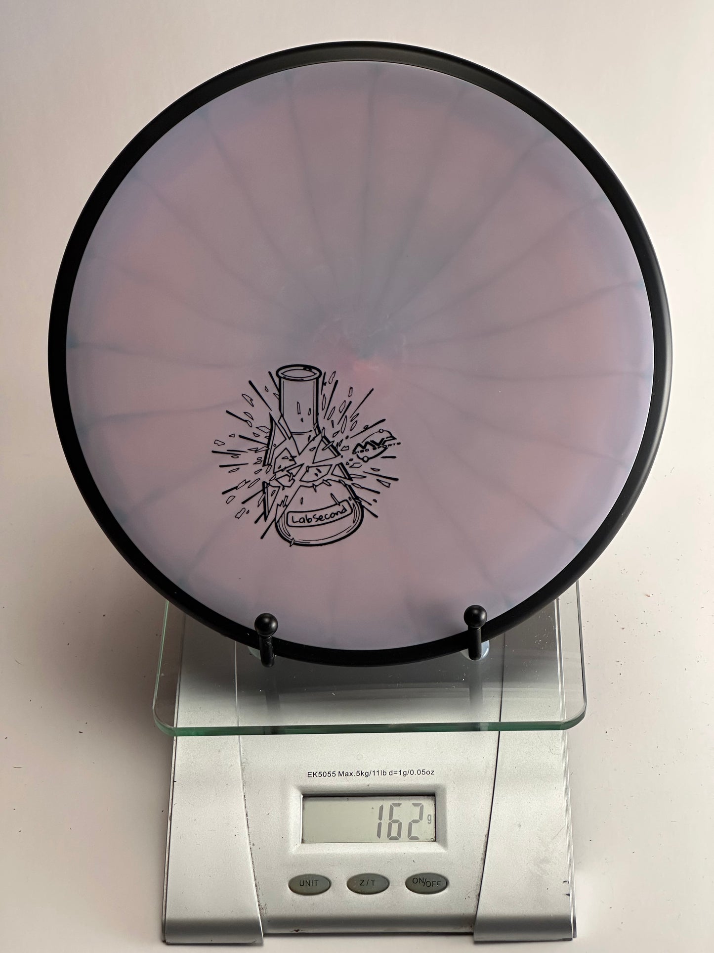 MVP Reactor Eclipse 2.0 Glow Lab Second, Purple w/ Black Rim (162g)