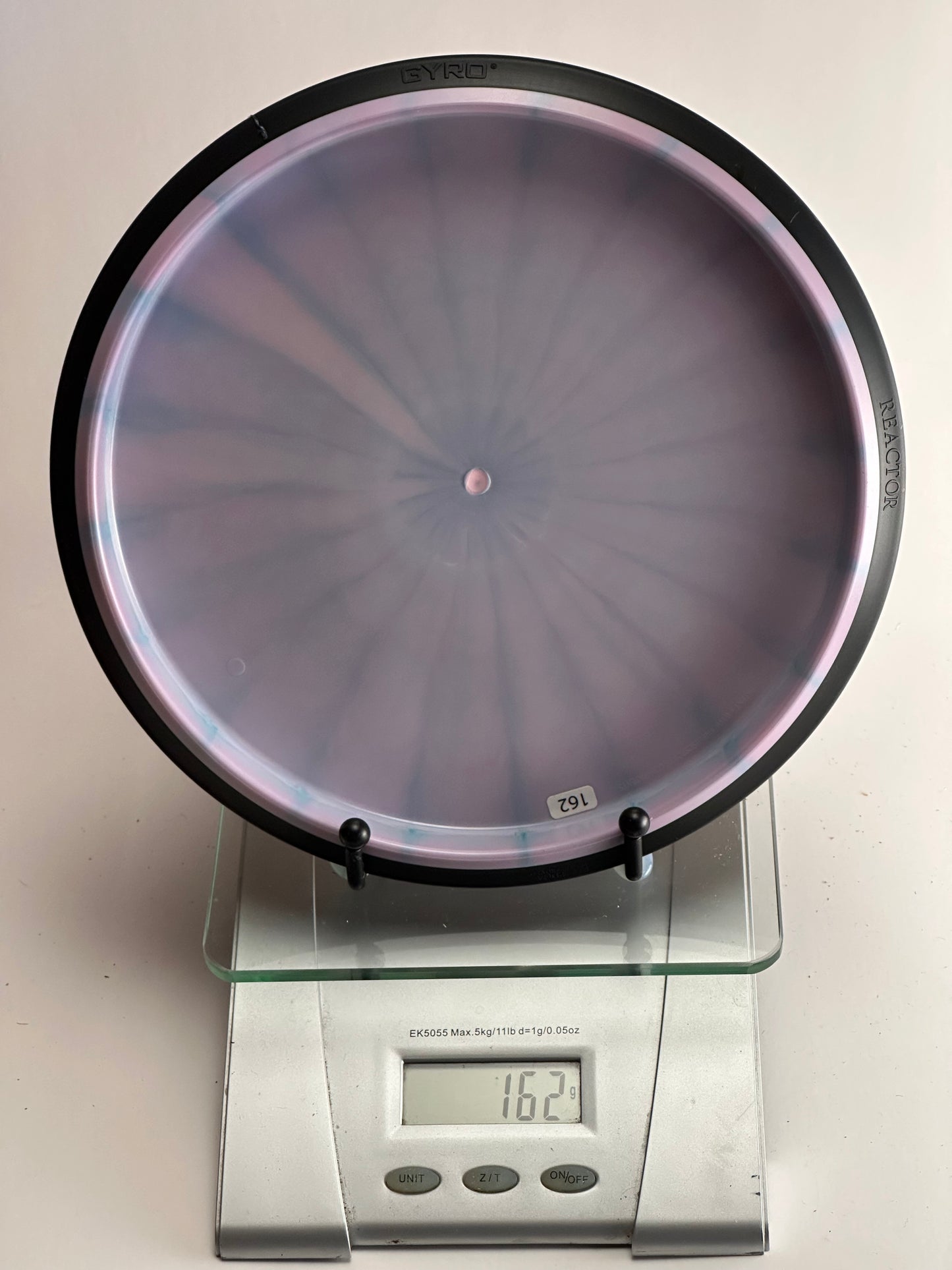 MVP Reactor Eclipse 2.0 Glow Lab Second, Purple w/ Black Rim (162g)