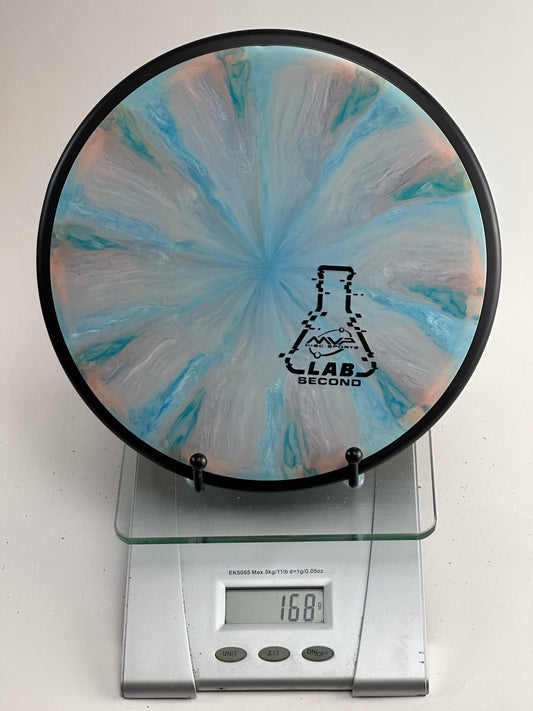 MVP Reactor Eclipse 2.0 Glow Lab Second (Blue Swirl, Black Rim) 168g