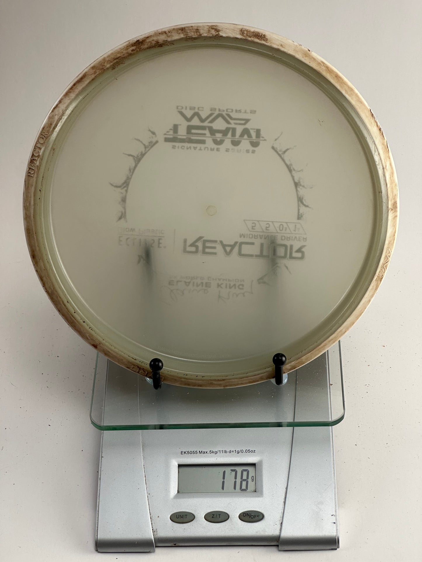 MVP Eclipse Reactor (Elaine King) Glow Midrange, White Plate/Black Rim