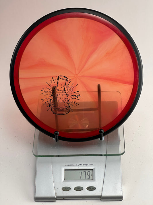 MVP Reactor Eclipse 2.0 (Lab Second) Glow Midrange 179g - Orange Swirl/Black Rim