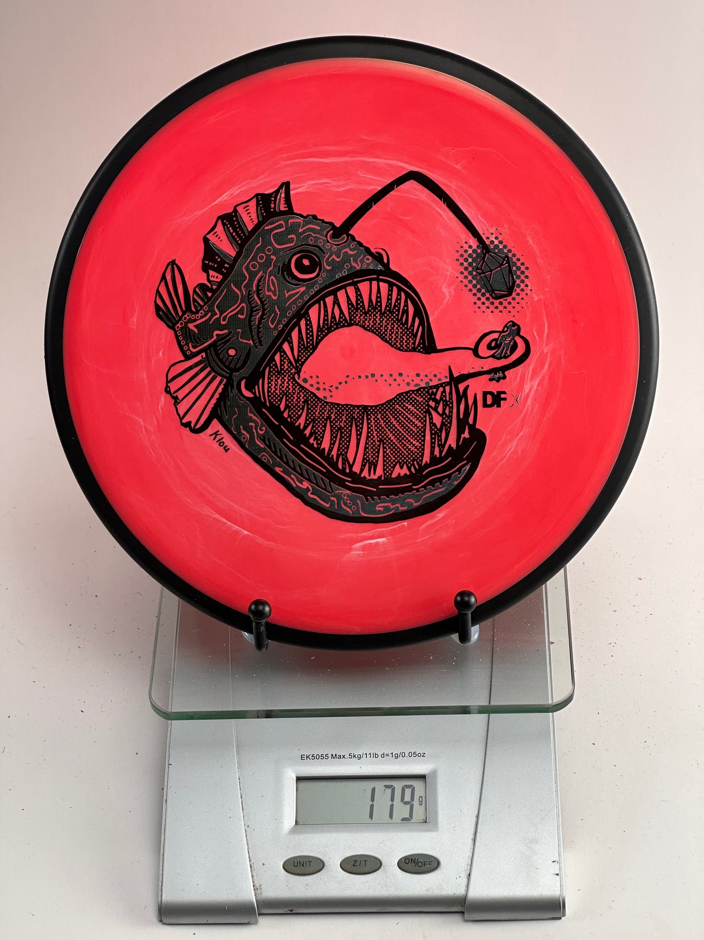 MVP Eclipse 2.0 Reactor (Glow) | Red Plate, Black Rim | Anglerfish Stamp