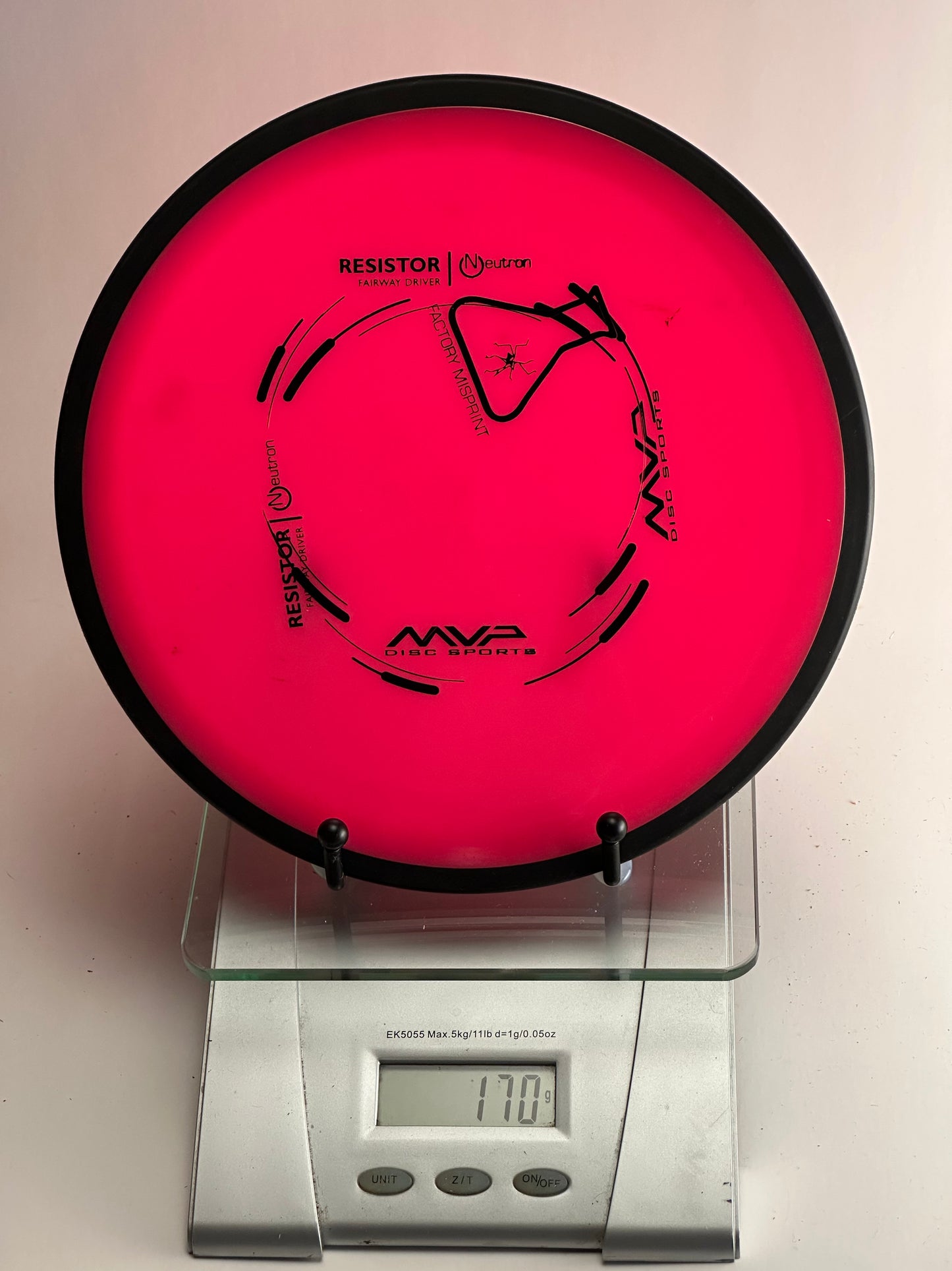 MVP Neutron Resistor Fairway Driver – Hot Pink w/ Black Rim (Misprint)