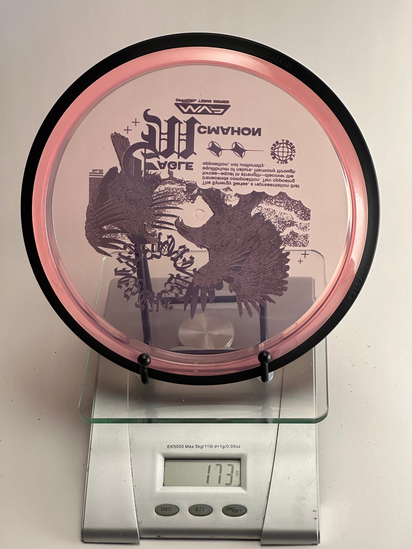 MVP Plasma Resistor (Eagle McMahon Team Series) Pink прозрачный/Black Rim