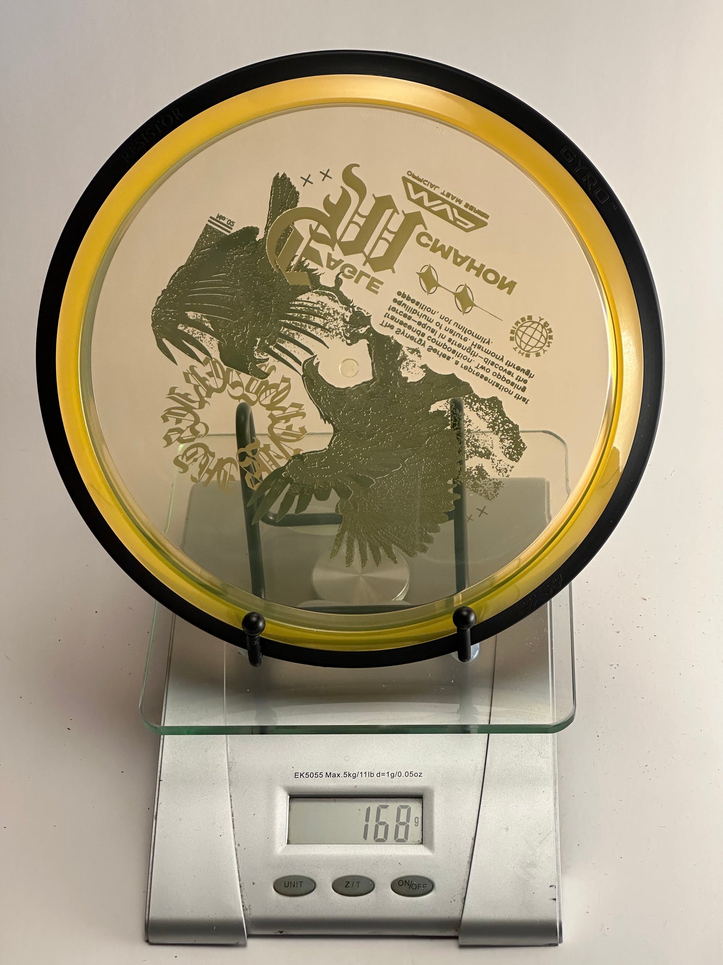 MVP Fission Resistor Fairway Driver (Eagle McMahon Team Series) Yellow Rim
