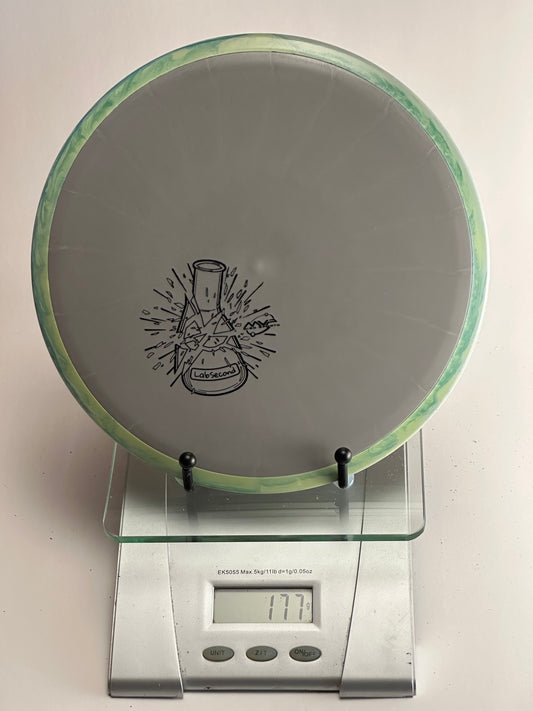 MVP Neutron Rhythm (Lab Second) | Gray Plate w/ Green Overmold