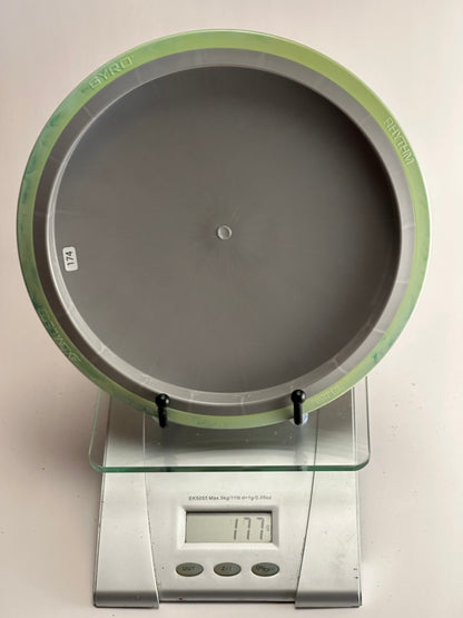 MVP Neutron Rhythm (Lab Second) | Gray Plate w/ Green Overmold