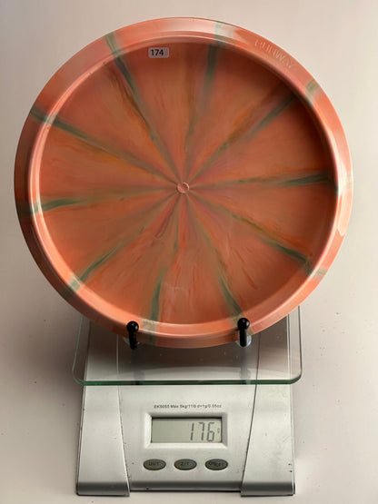 MVP Runway Cosmic Neutron Midrange – Orange Swirl