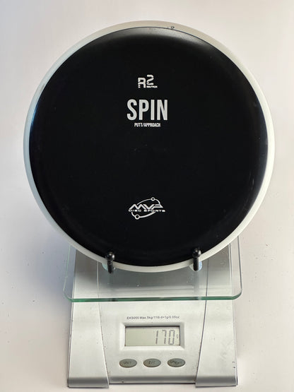 MVP Spin R2 Neutron Putter/Approach (170g) Black w/ White Rim
