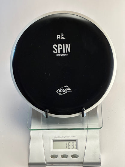 MVP Spin R2 Neutron (Recycled) Putter/Approach - Black w/ White Rim
