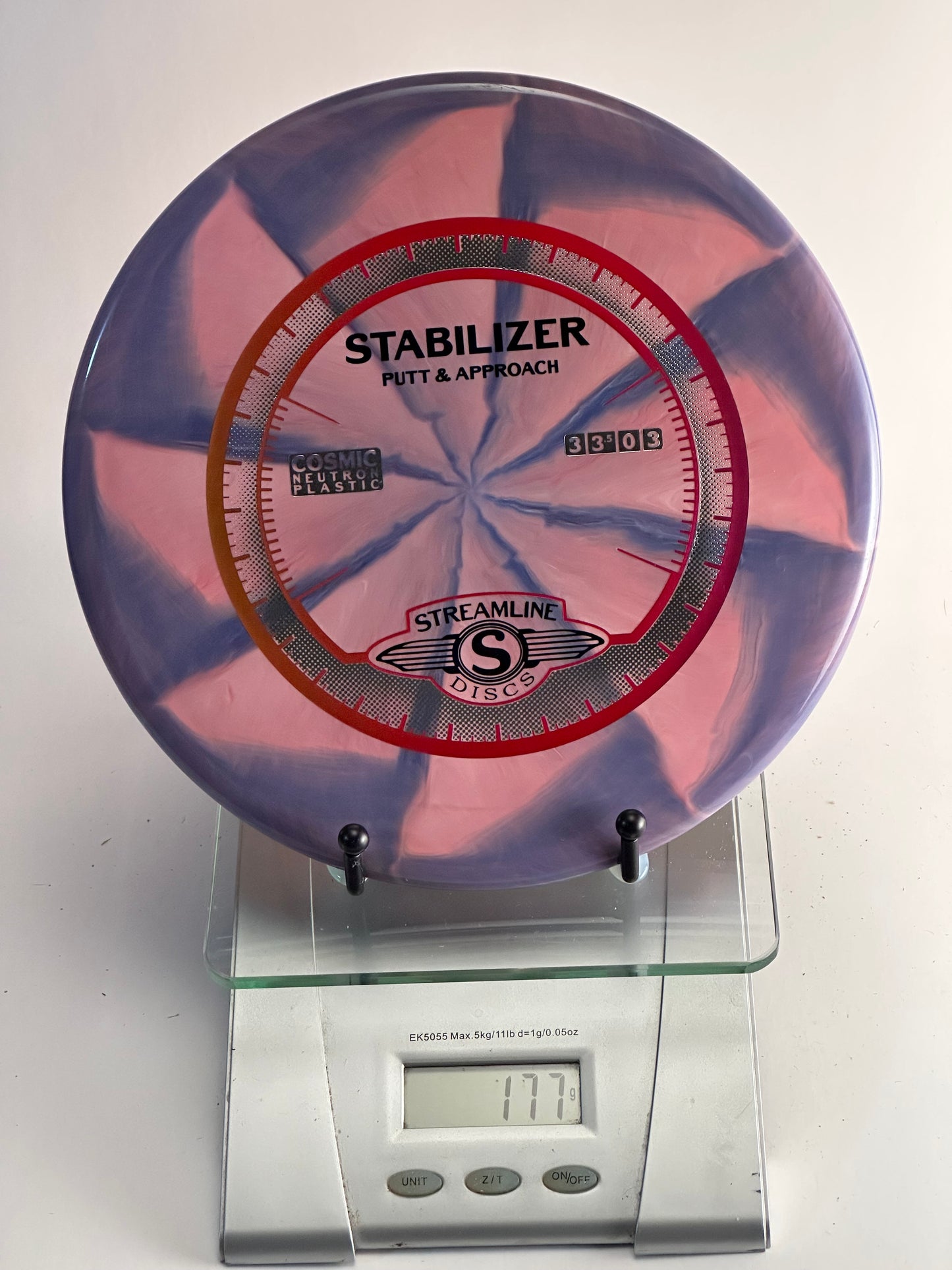 MVP Stabilizer Cosmic Neutron Putt & Approach Disc (Swirly Pink/Purple)