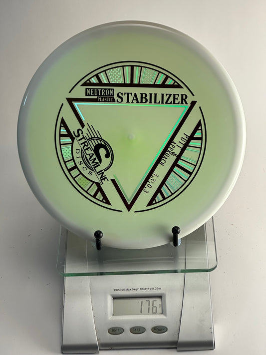 MVP Stabilizer Neutron Putter | 176g | Green Plate / White Rim