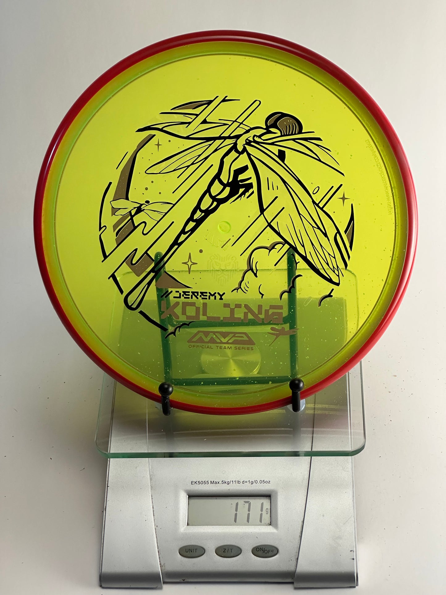 MVP Tempo Plasma (Team Series Koling Dragonfly) 171g Yellow/Red