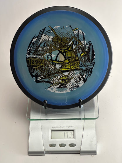 MVP Neutron Terra Special Edition, Blue Plate/Black Rim, 173g