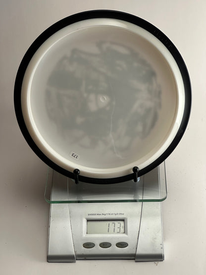 MVP Neutron Terra Special Edition Factory Misprint, White w/ Black Rim (173g)