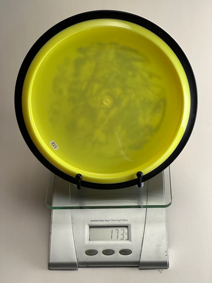 MVP Neutron Terra (Factory Misprint) Yellow/Black Rim 173g