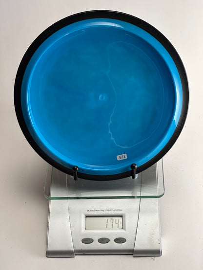 MVP Eclipse Terra (Glow) Overmold Disc Golf Disc – Blue/Black, 174g