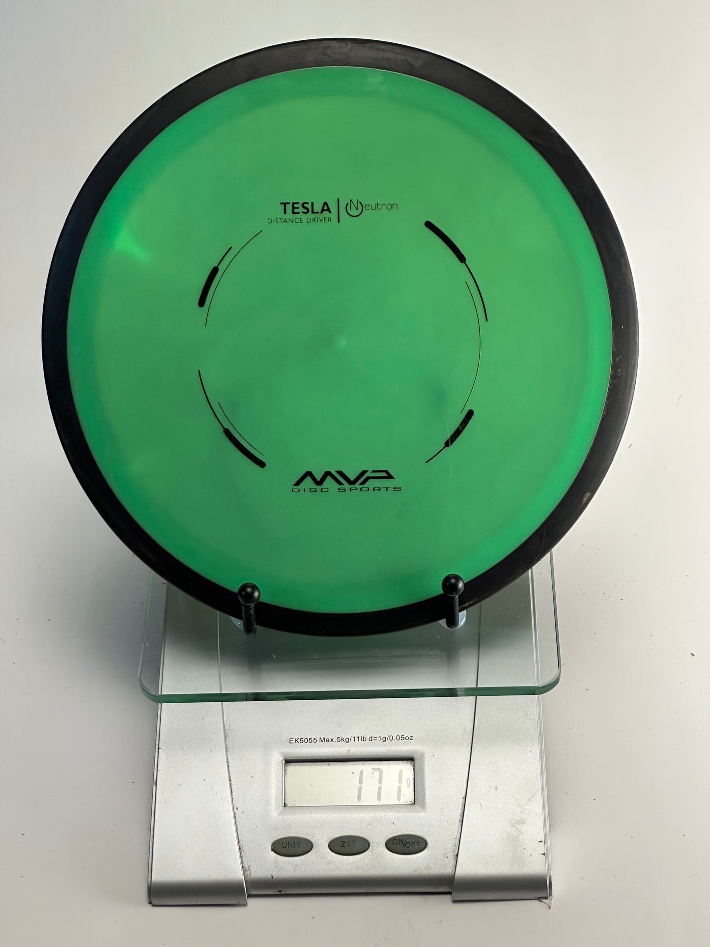 MVP Neutron Tesla Distance Driver | Green w/ Black Rim