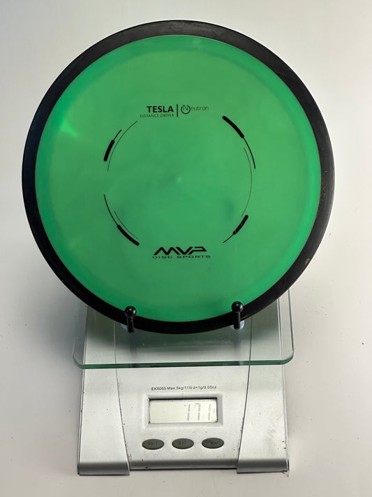 MVP Neutron Tesla Distance Driver | Green w/ Black Rim