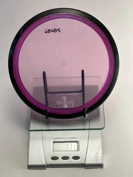 MVP Plasma Tesla Distance Driver - Translucent Purple w/ Black Rim