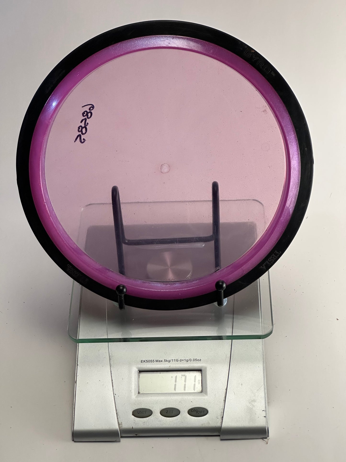 MVP Plasma Tesla Distance Driver - Translucent Purple w/ Black Rim