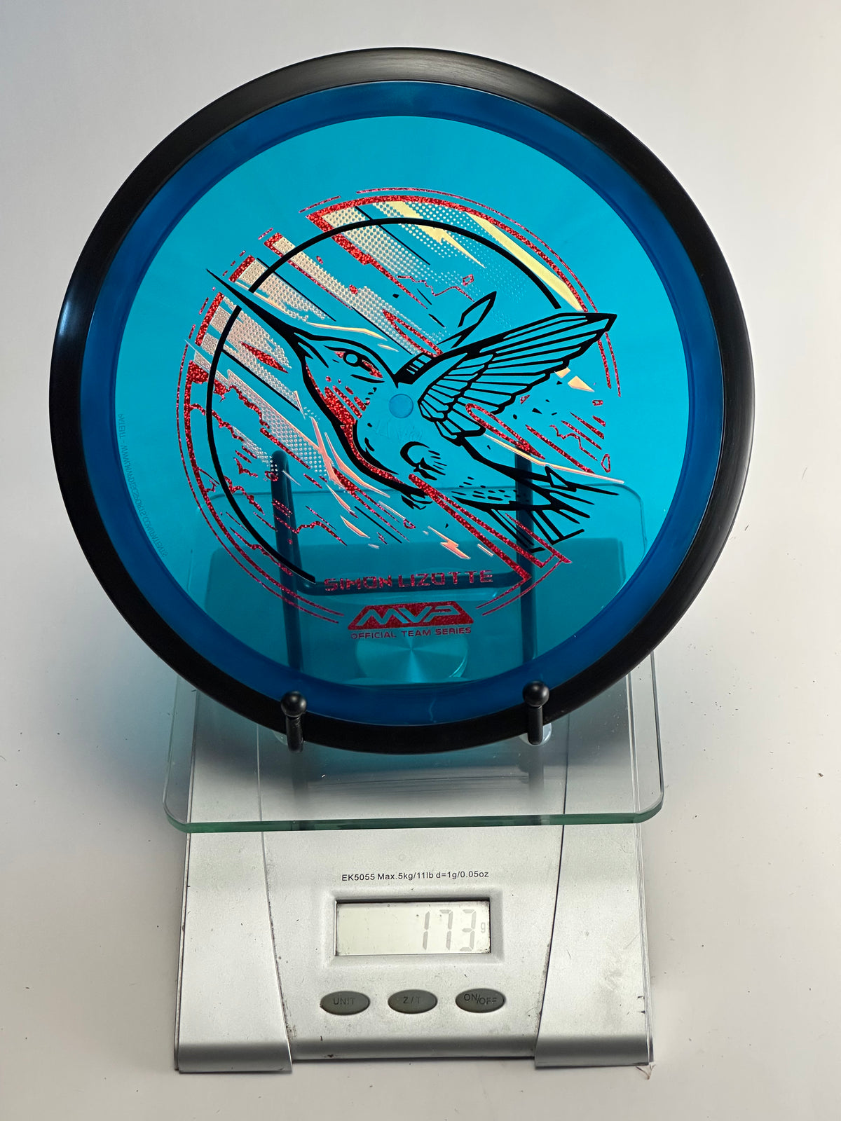 MVP Plasma Tesla Distance Driver (Blue w/ Black Rim) Simon Lizotte Hummingbird