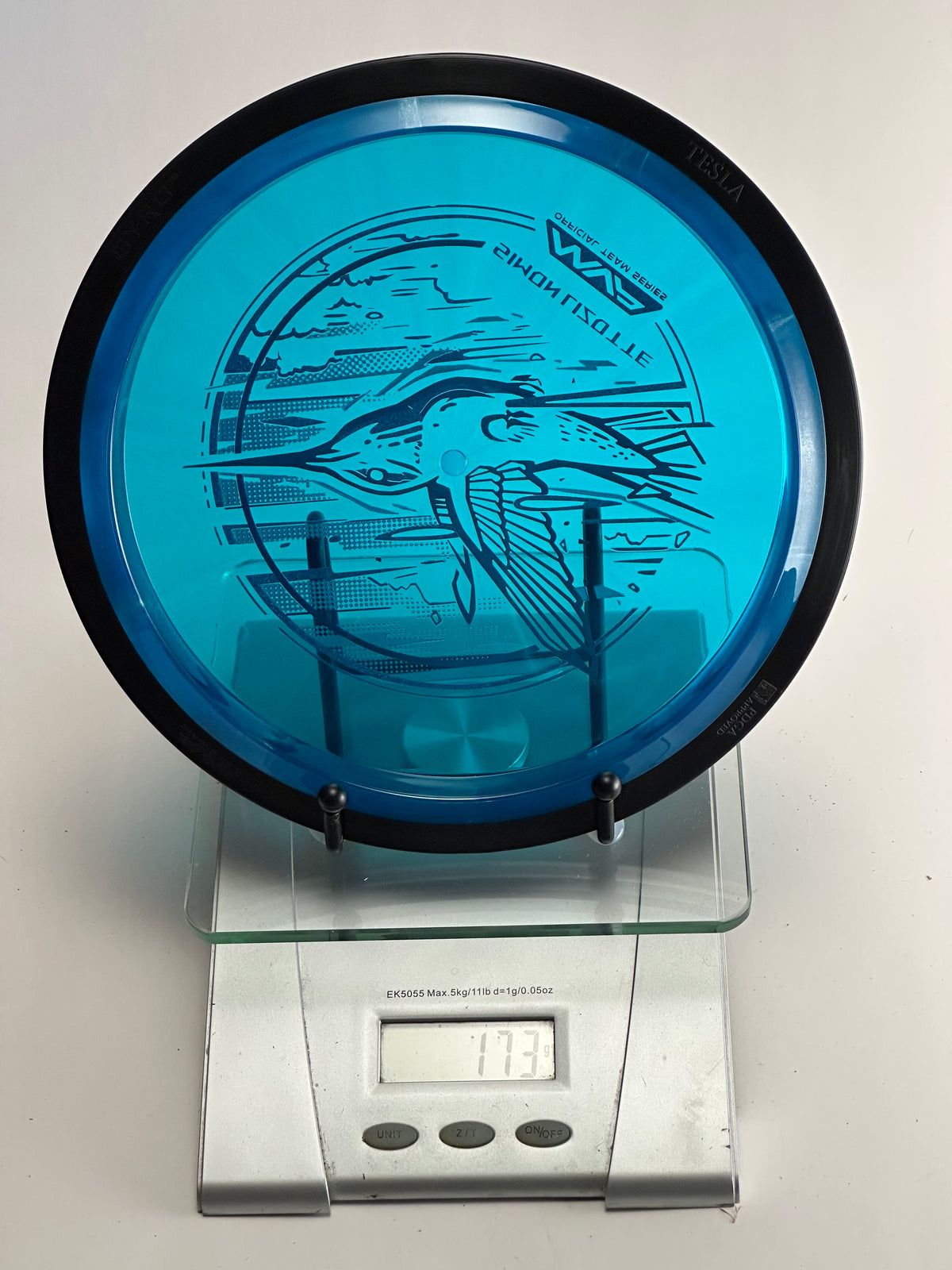 MVP Plasma Tesla Distance Driver (Blue w/ Black Rim) Simon Lizotte Hummingbird
