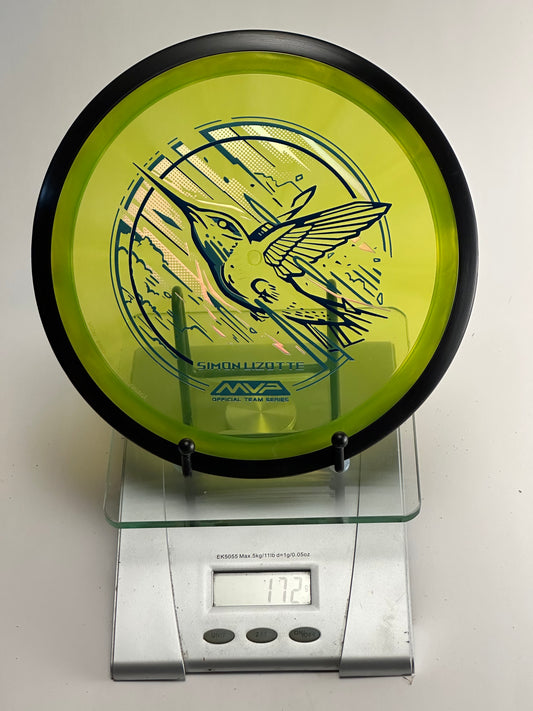 MVP Plasma Tesla Distance Driver (Simon Lizotte Hummingbird) - Neon Yellow/Green