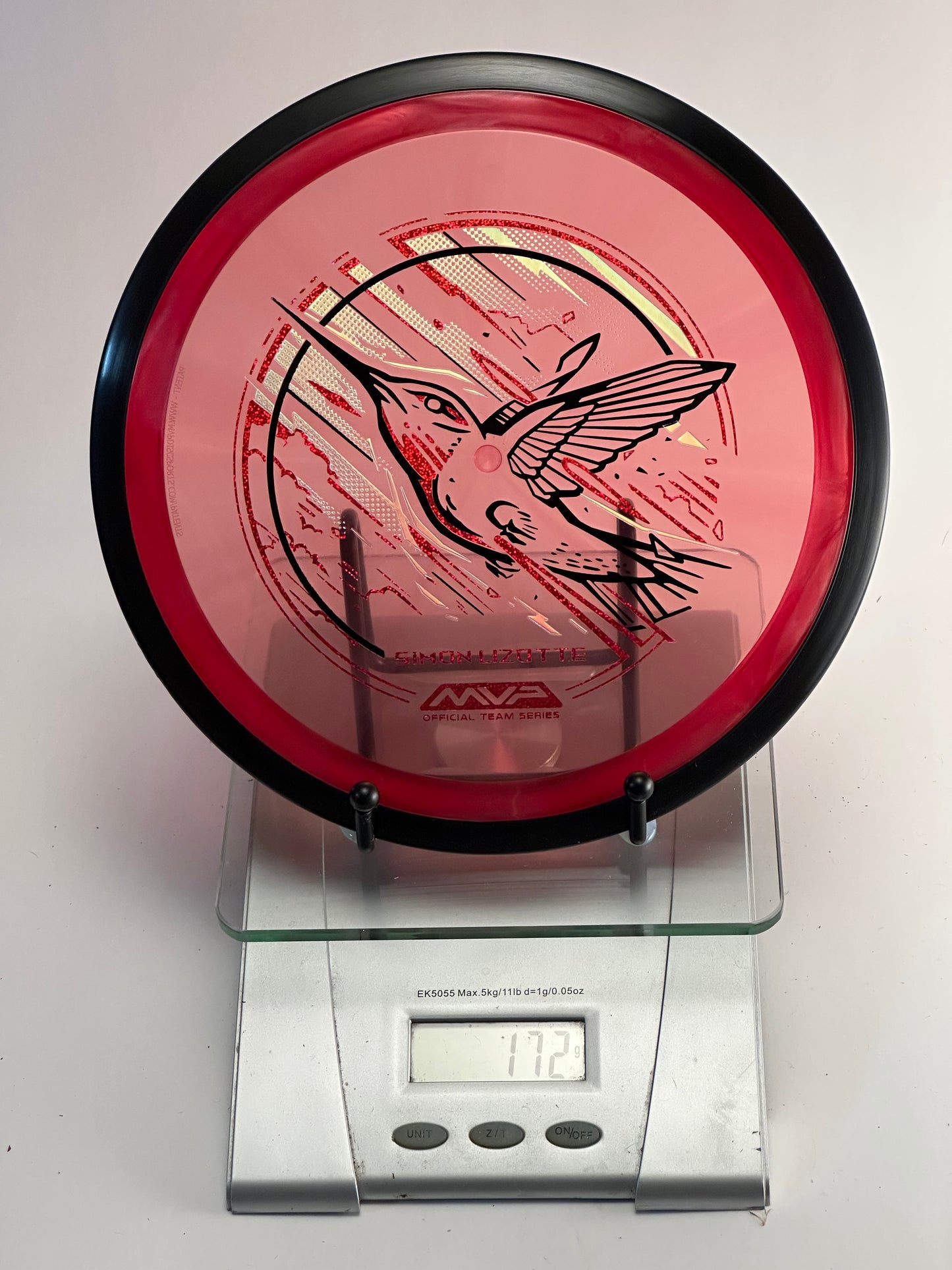 MVP Plasma Tesla (Simon Lizotte Team Series) Transparent Red/Black Rim