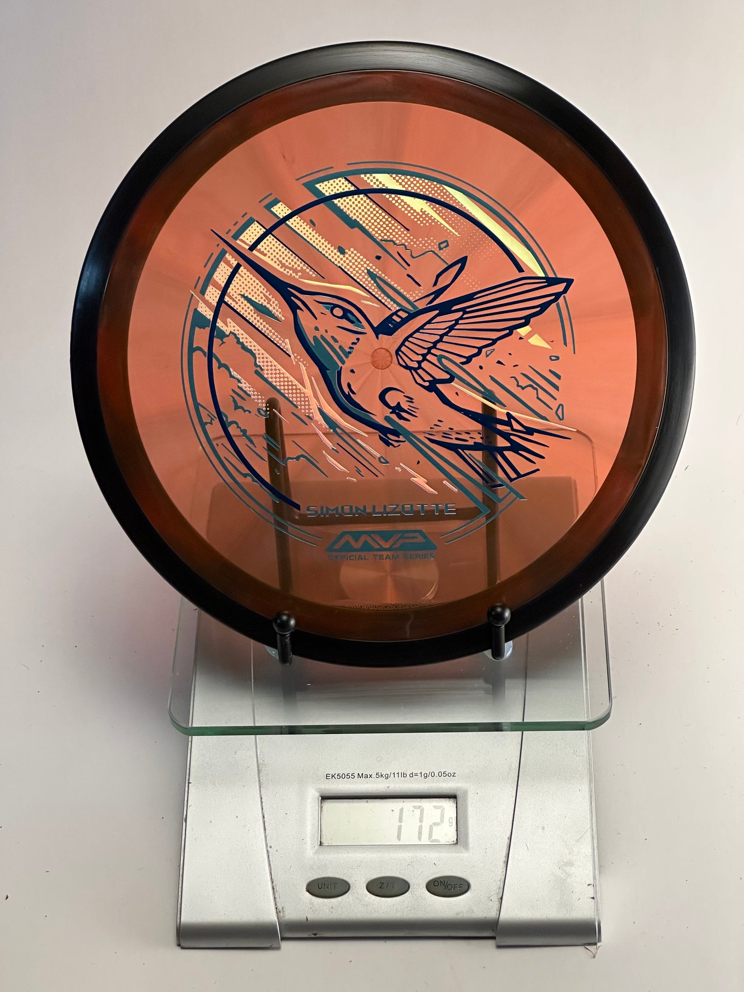 MVP Plasma Tesla (Simon Lizotte Team Series) – Transparent Orange/Black Rim