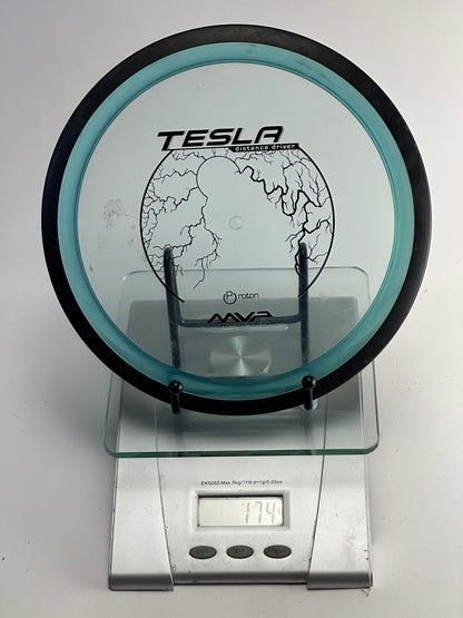 MVP Proton Tesla Distance Driver (Clear/Aqua, Black Rim)