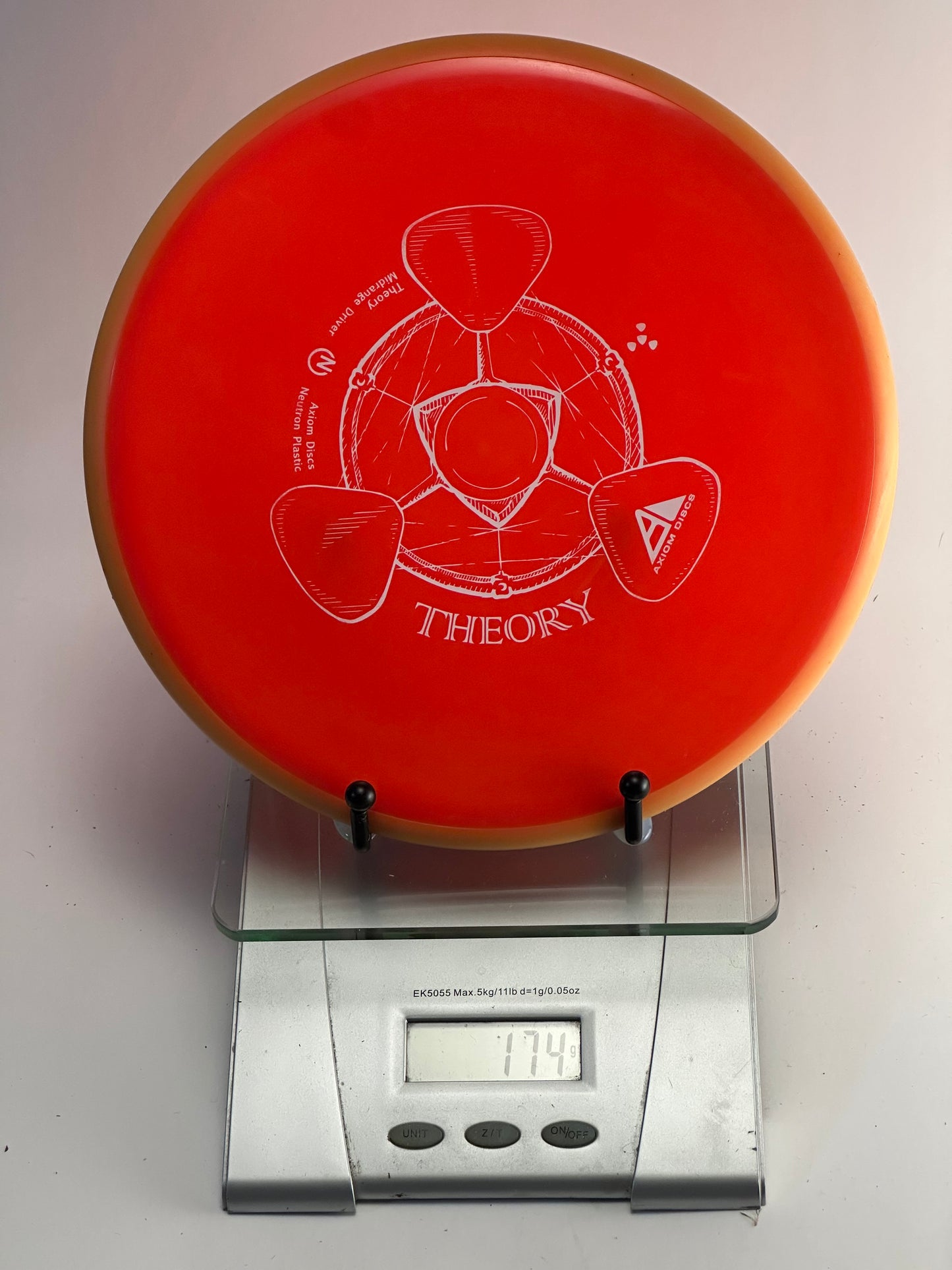 MVP Theory Neutron Midrange (Two-Tone Red/Orange) 174g