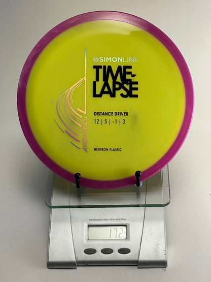 MVP Neutron Time-Lapse Simon Line (Yellow/ Purple Rim) Distance Driver