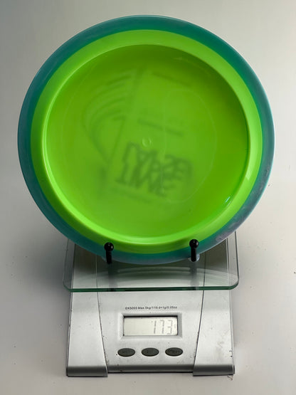 MVP Time-Lapse Neutron Distance Driver (Two-Tone Green/Blue) 173g