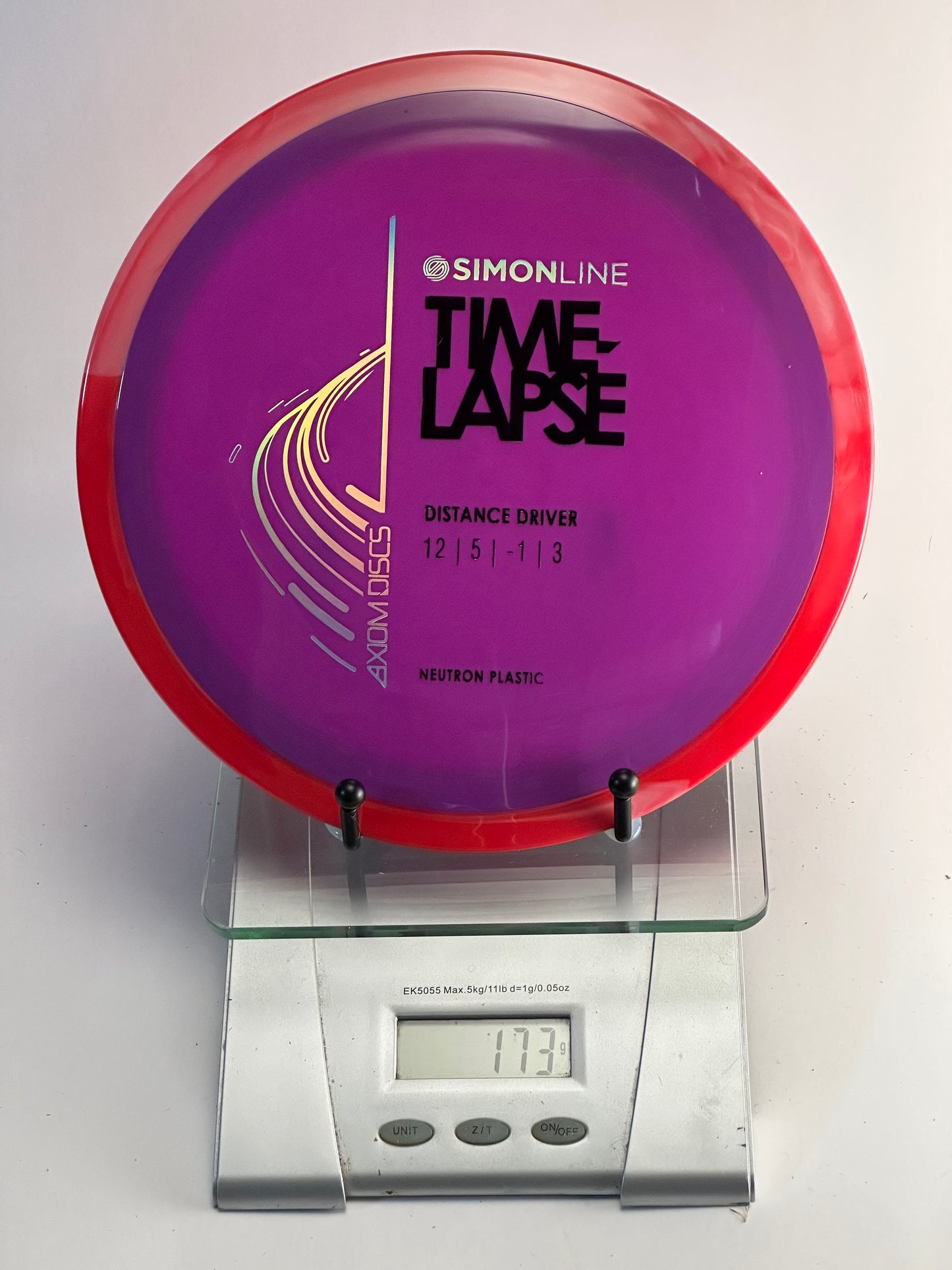 MVP Neutron Timelapse Two-Tone Purple w/ Red Rim (173g)