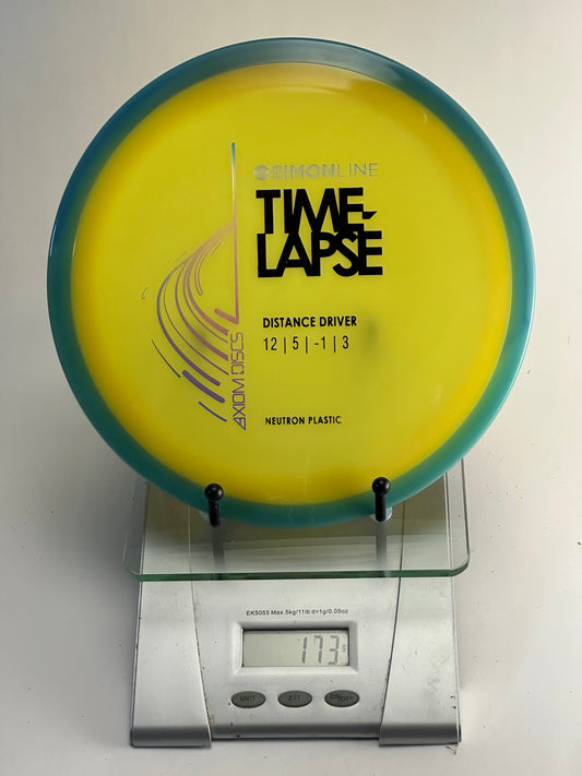 MVP Neutron Time-Lapse Distance Driver (Yellow/Teal Two-Tone) 173g